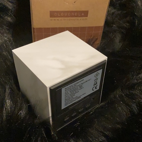 Cloud Nola Marble Alarm Clock - Picture 2 of 7